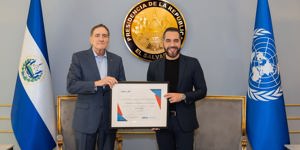 PAHO Director and President of El Salvador highlight progress in disease elimination and strengthening the health system